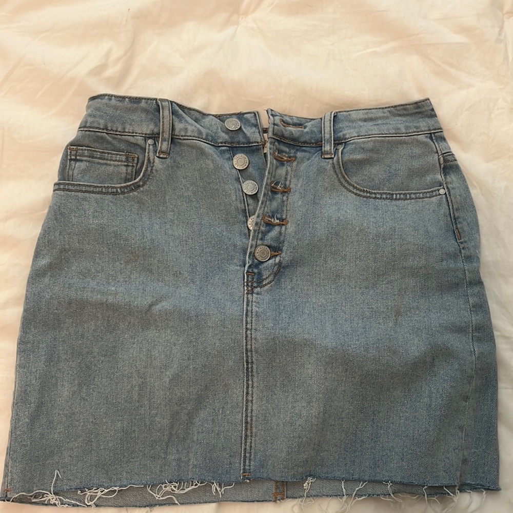 pacsun denim skirt